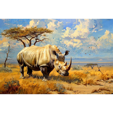 Peinture de Rhinocéros